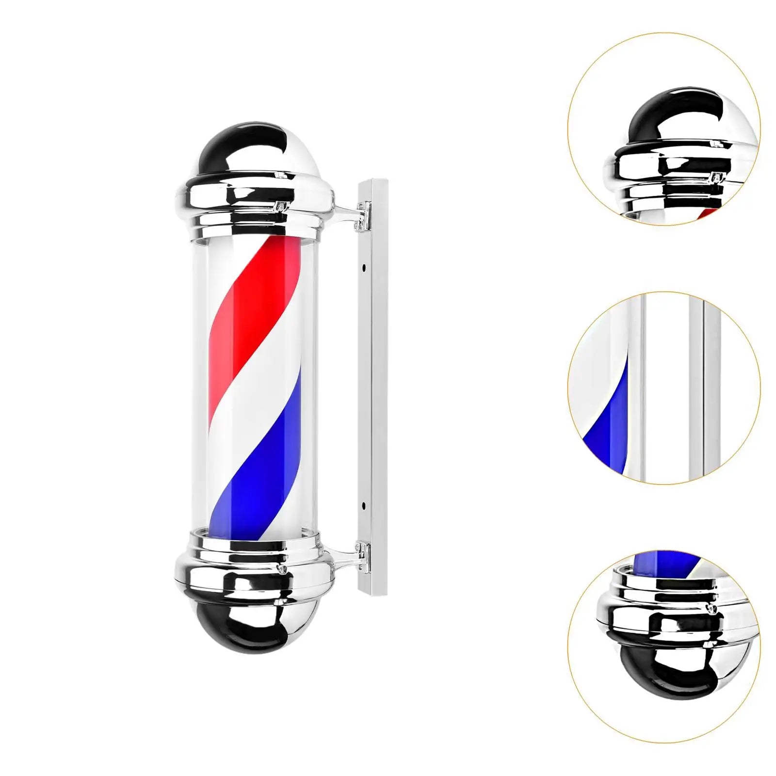 Barber Pole Light Salon Open Sign Light Vintage Design,Sturdy,LED Barber,Salon - My Store