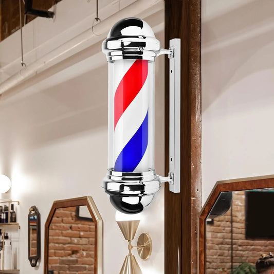 Barber Pole Light Salon Open Sign Light Vintage Design,Sturdy,LED Barber,Salon - My Store