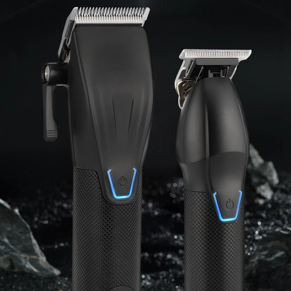 Hair Clippers for Men,Professional Hair Cutting Kit,Cordless Barber Clipper and T - Blade Beard Trimmer Set - My Store