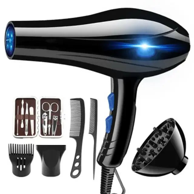 Professional Salon Hair Dryer | Strong Power Styling Tools | Hot/Cold Air Blow Dryer - My Store