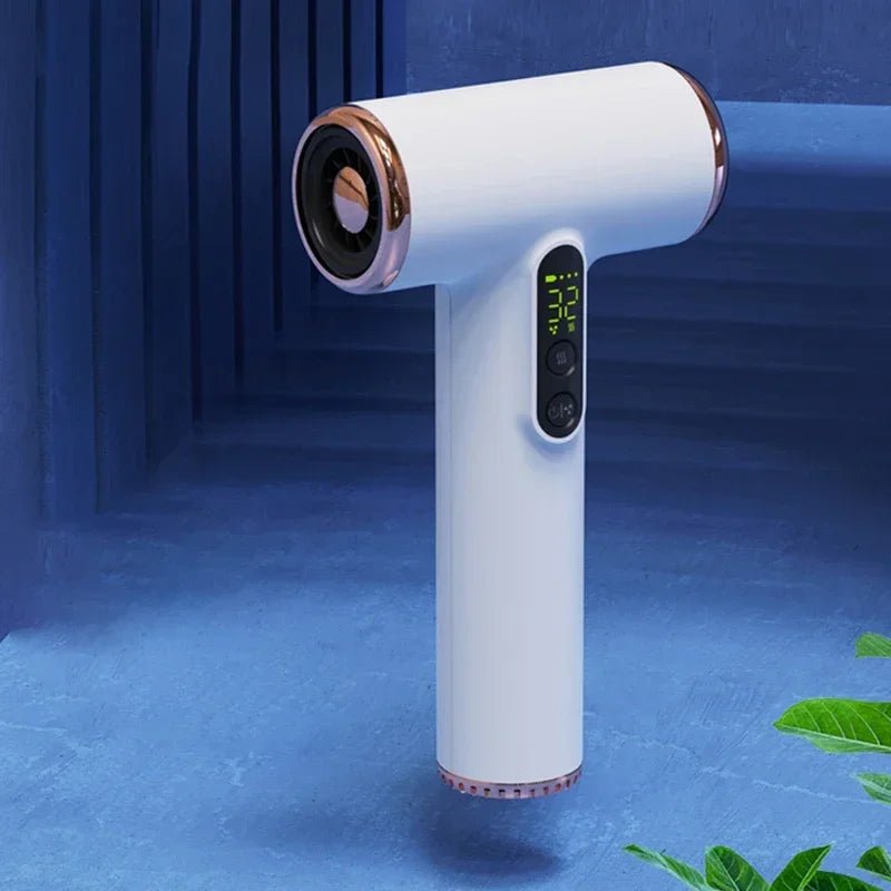 Wireless Rechargeable Hair Dryer with LED Display and 30000 RPM High Speed Mini Portable Blow Dryer for Home Dormitory Travel - My Store